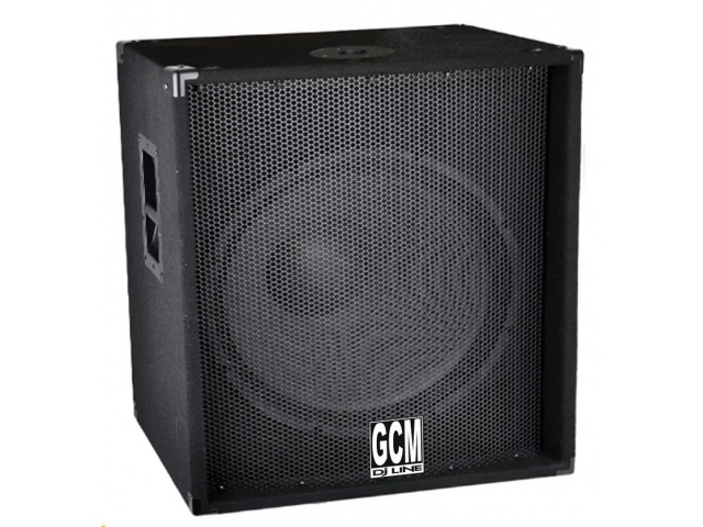 BAFLE SUB WOOFER 18 PULGADAS 400W RMS GCM-4718 GCM DJ LINE