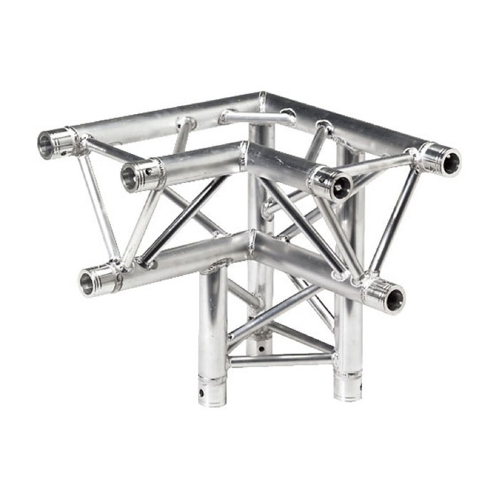 Esquinero Adaptador Triple Cercha Truss Triangular 30x30cm Gcm Pro