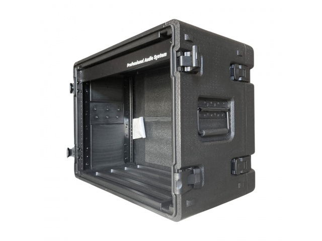 Rack Case 8U para ecualizadores y procesos GCM Pro Line GR-8US vista 3