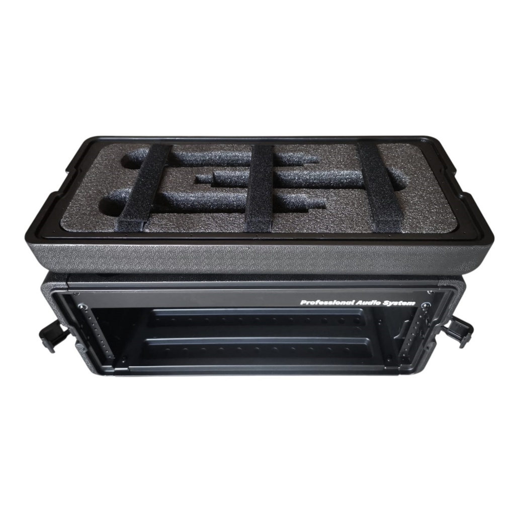 Rack Case 4U para ecualizadores y procesos GCM Pro Line GR-4US vista 4