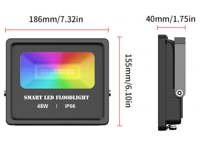 Tacho Par Led vista 1