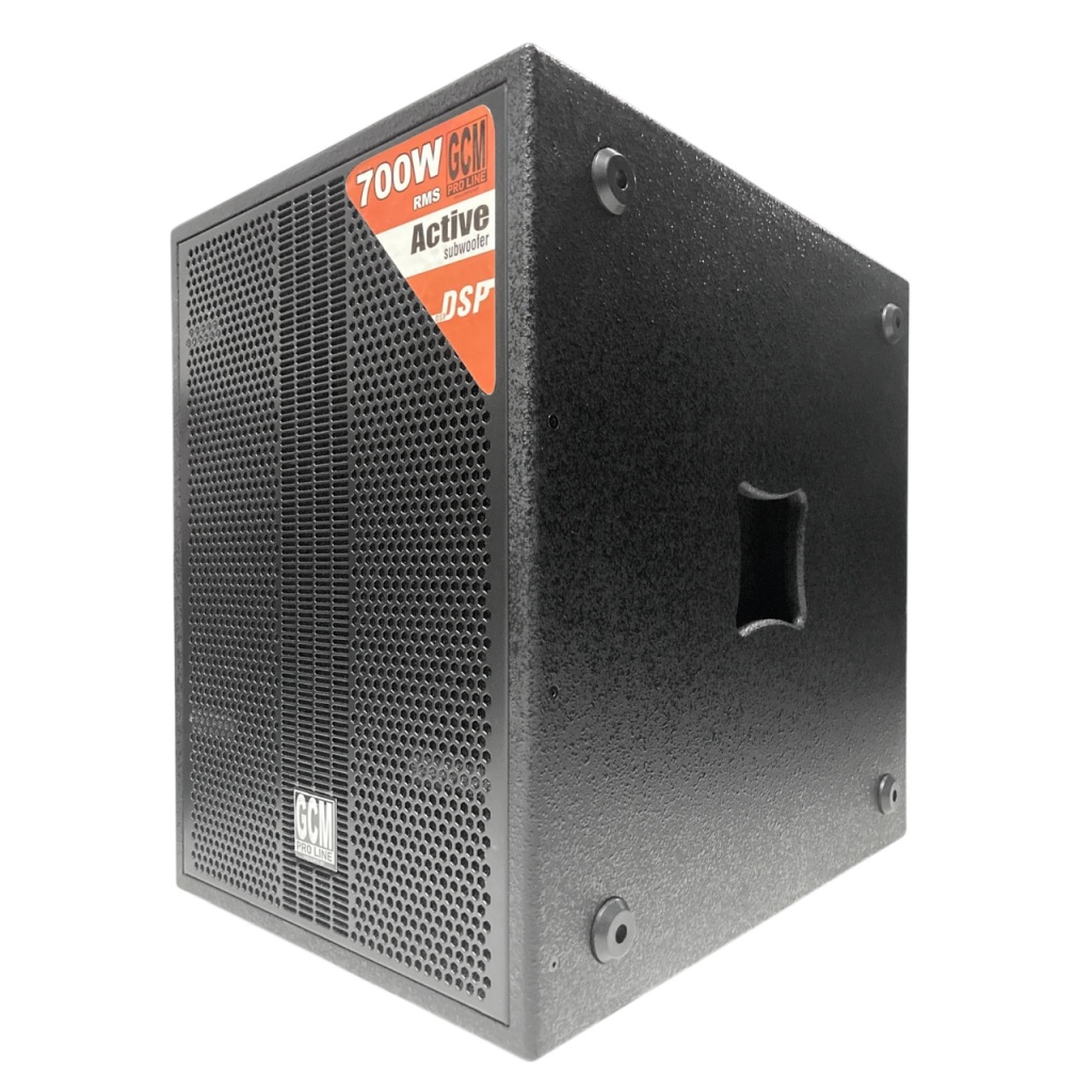 Sub woofer Activo 700W RMS Potencia Digital DSP GCM PRO GKX-15SD vista 1