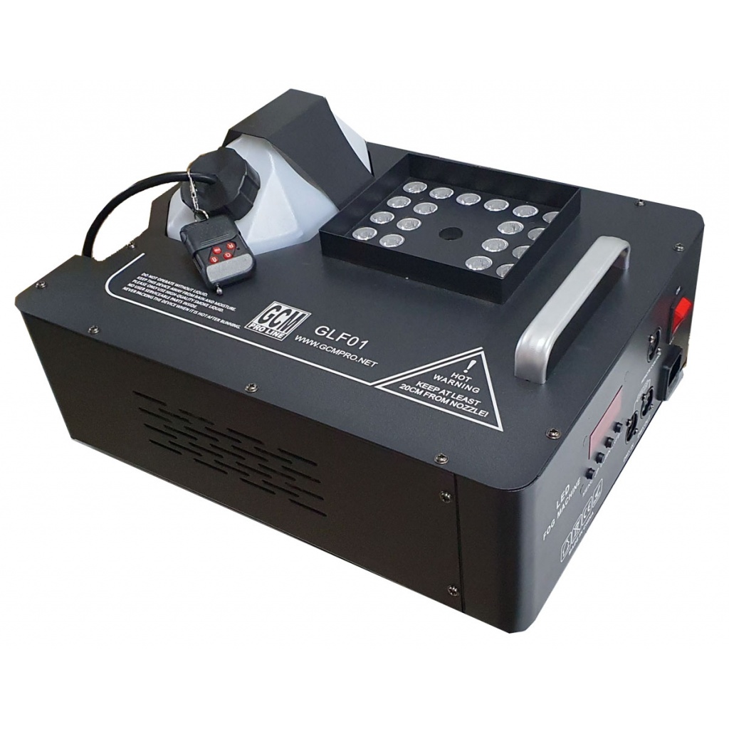 Destacado Maquina De Humo 1500watts Vertical Geyser Con Led Rgb