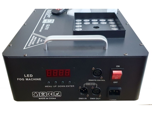 Destacado Maquina De Humo 1500watts Vertical Geyser Con Led Rgb vista 1