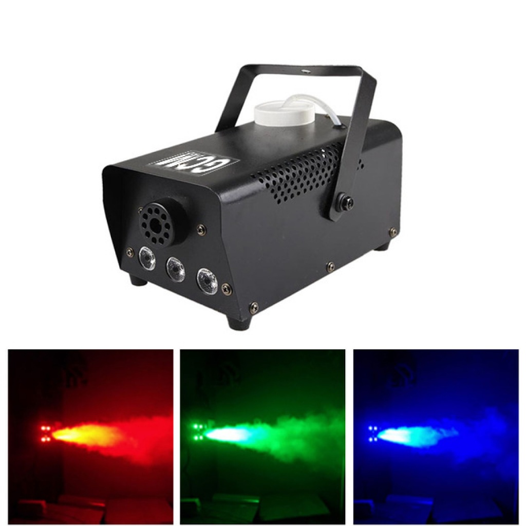 Destacado X-TREME Maquina de Humo LED de 400W GF-400W-LED + Control Remoto GCM Pro