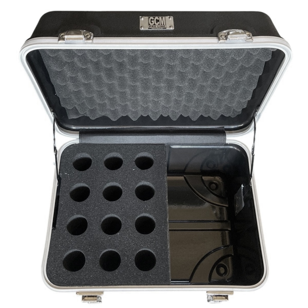 DestacadoNuevo Rack de transporte para 12 micrófonos GCM Pro GR-M12 vista 2