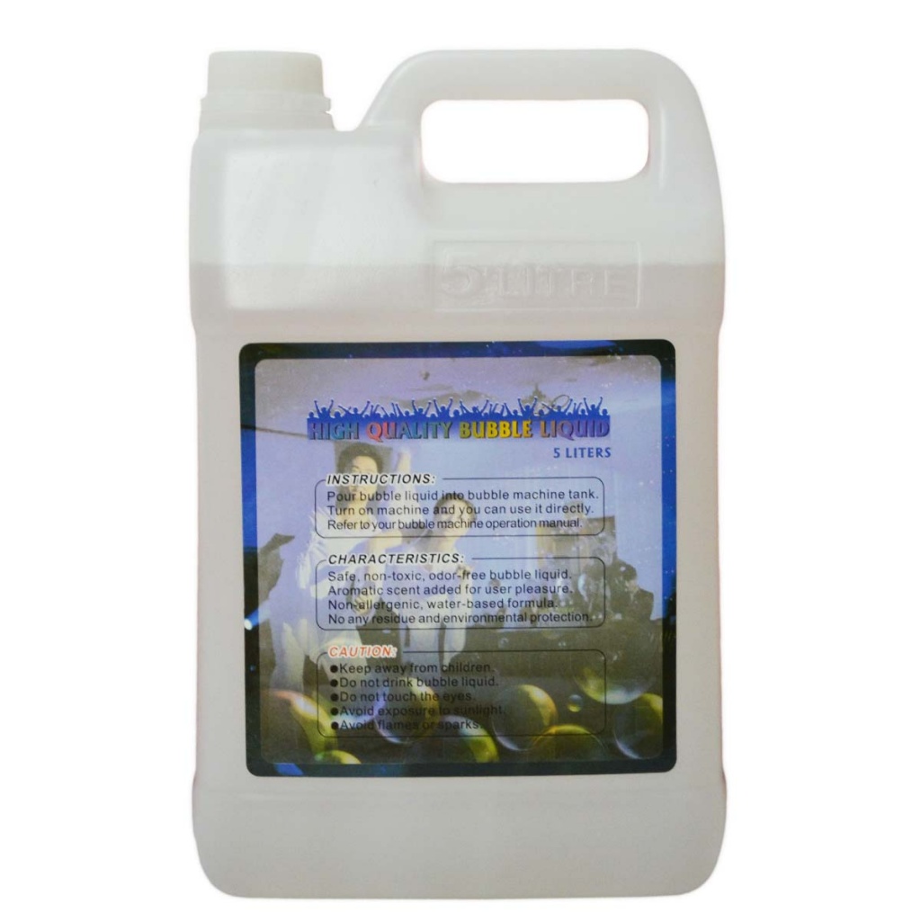 Líquido Para Maquinas De Burbujas, Bidón Sellado 4.5 Litros