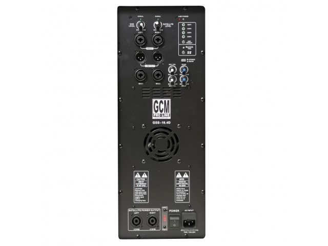Sistema Array de Audio Profesional GCM PRO LINE GSS-18.4D vista 3
