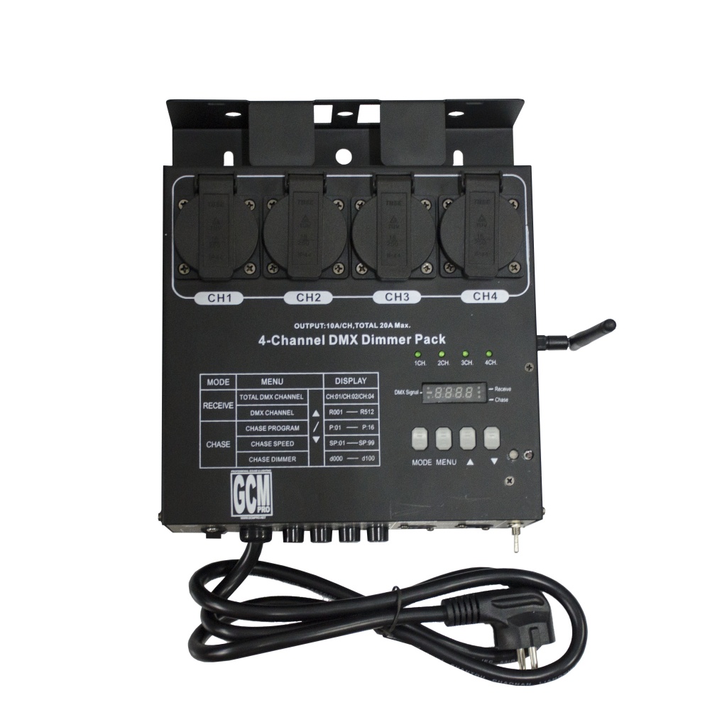 OfertaOutlet Dimmer Pack de Luces INALAMBRICO 4 Entradas GM-075 Gcm Pro