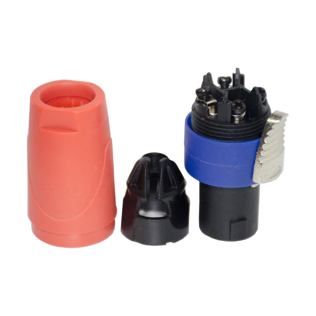 Conector Speakon Aereo Macho Alta Calidad y Resistencia SPK-M2 4P Gcm Pro