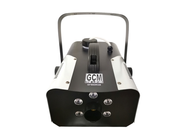 X-TREME Máquina de humo 900W GF-900WRGB con RGB controlable + Control remoto GCM PRO vista 1