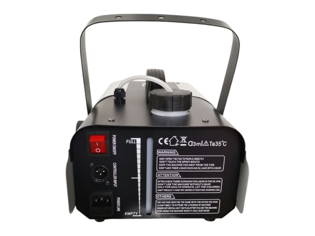 X-TREME Máquina de humo 900W GF-900WRGB con RGB controlable + Control remoto GCM PRO vista 2