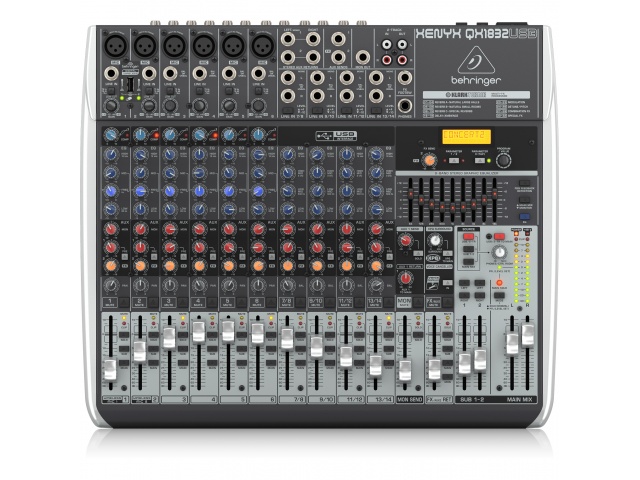 Consola Behringer 18 canales XENYX QX1832USB