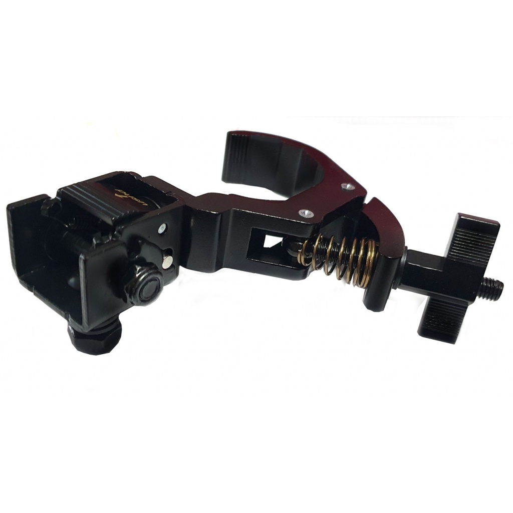 Grampa clamp de liberacion rapida plegable para todo tipo de cabezas moviles y efectos en general vista 1