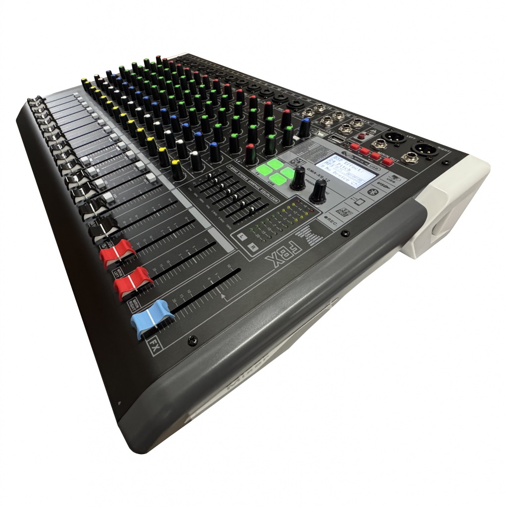 Consola de 12 canales con DSP de efectos integrados GCM PRO LINE GMA-XS vista 1